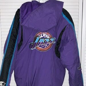 STARTER jacket Utah jazz jacket size medium